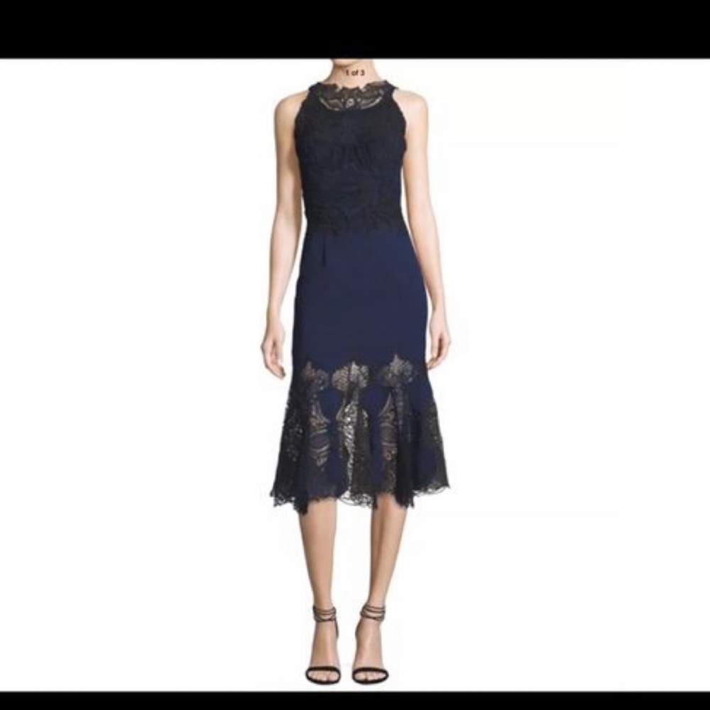 Jonathan Simkhai Appliqué Midi Dress